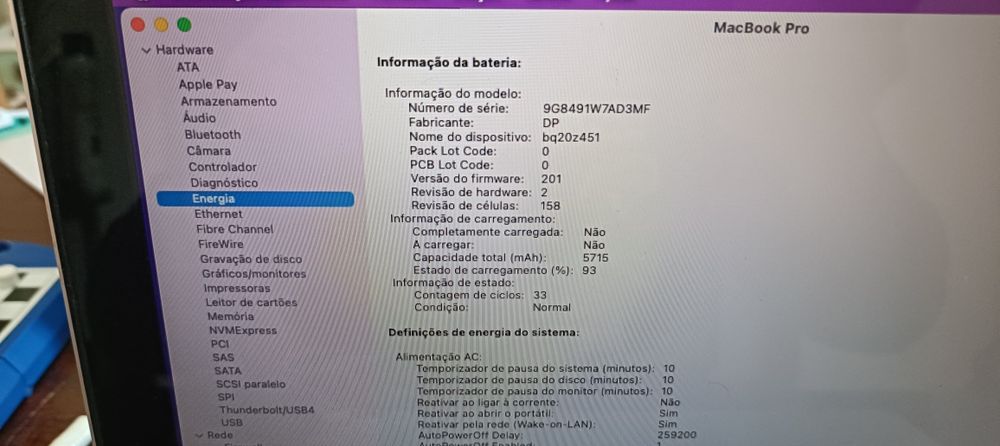 MacBook Pro 13 i5 16GB RAM 1TB Monterey Bateria Nova