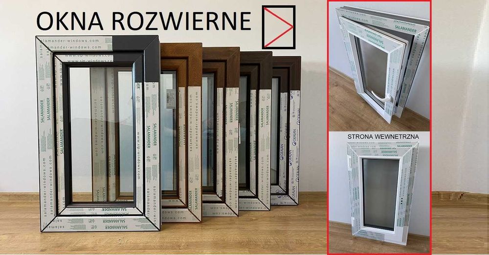 WYSYŁKA! Nowe OKNO R 535x865 ciemny/złoty dąb, orzech, antracyt, mahoń