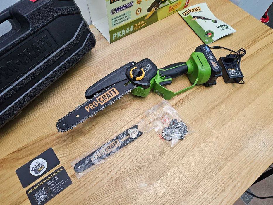 Кейс 2Шины 2Цепи Подача Масла Мини Пила Procraft pka44 Гарантия 36мес