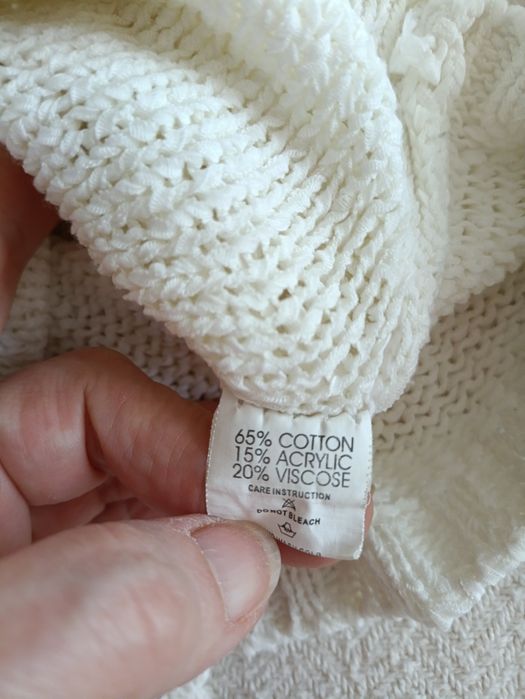 Ciekawa bluzka vintage z aplikacją w stylu lat 80 - M/L