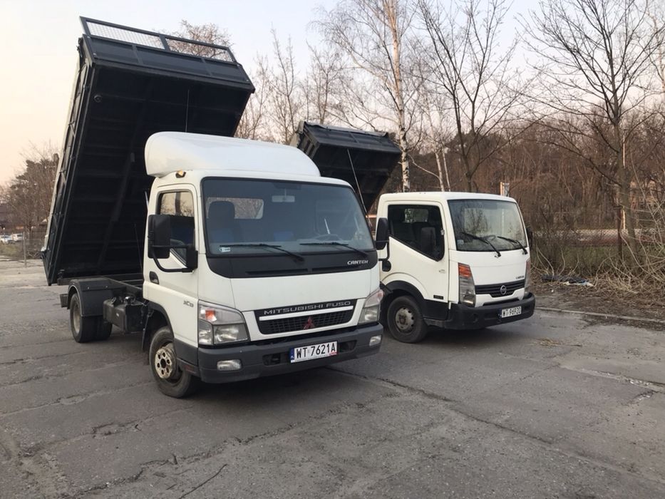 Transport  mała wywrotka piach żwir ziemia stabilizacja  beton gruz