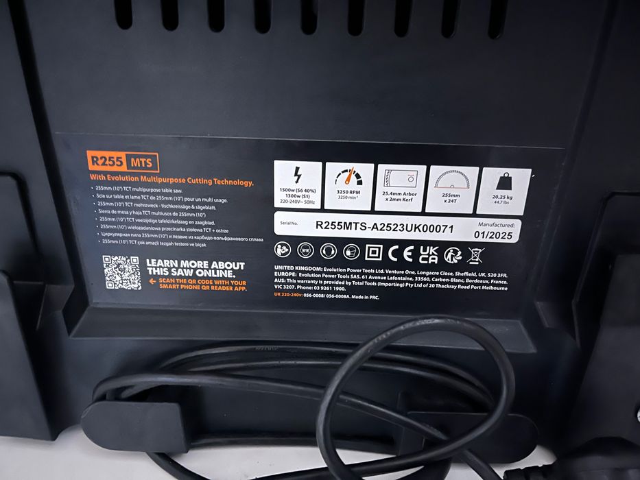 Piła Stołowa Krajzega EVOLUTION R255MTS 1500W