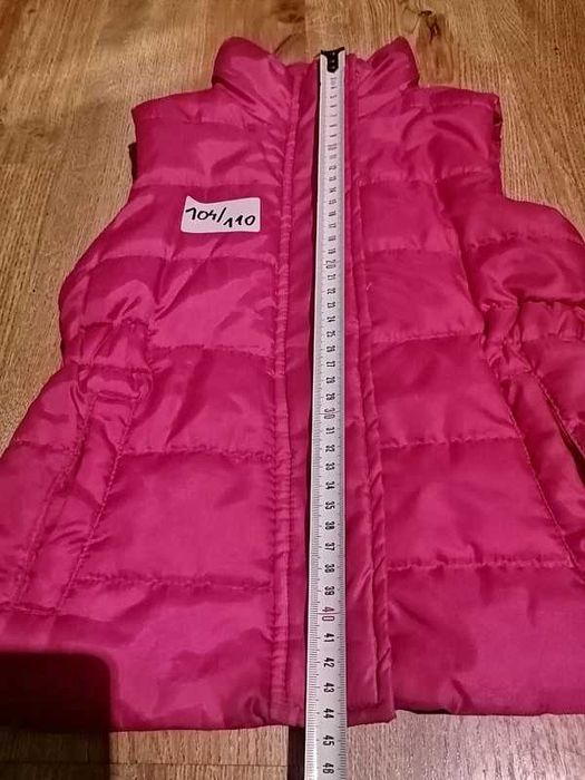 Różowy Bezrękawnik dla dziewczynki 104/110cm id. (144)