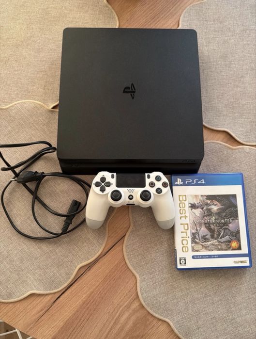 Konsola PS4 Slim 500gb komplet nowy dysk