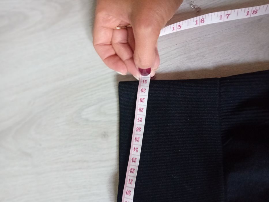 Legginsy scrunch butt marszczone czarne M