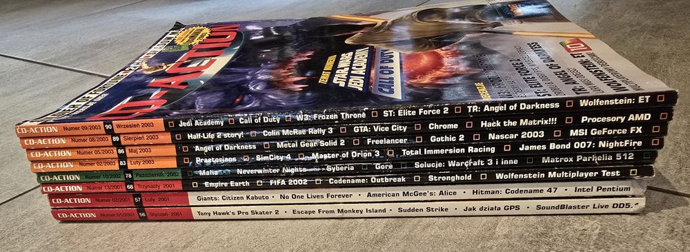 Czasopisma Cd action archiwalne 2001/2002/2003
