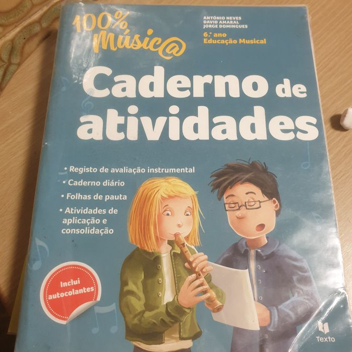 Caderno de actividades Música