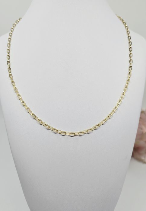 Złoty łańcuszek splot ankier próba 585 14k