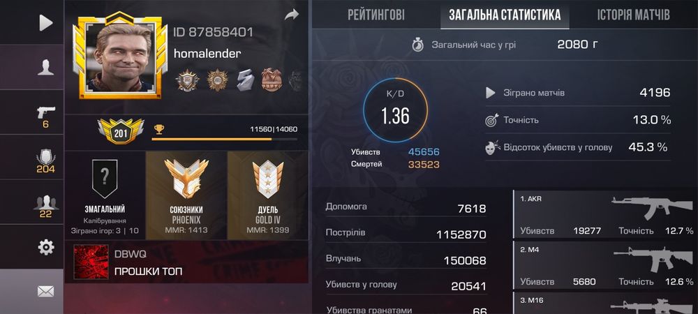 Обмін акаунта стендофф 2