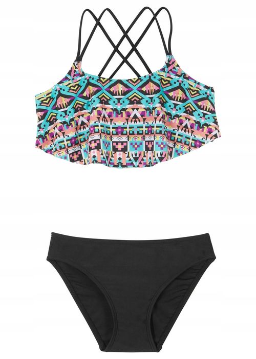 B.P.C bikini dziewczęce z falbanką 140/146.
