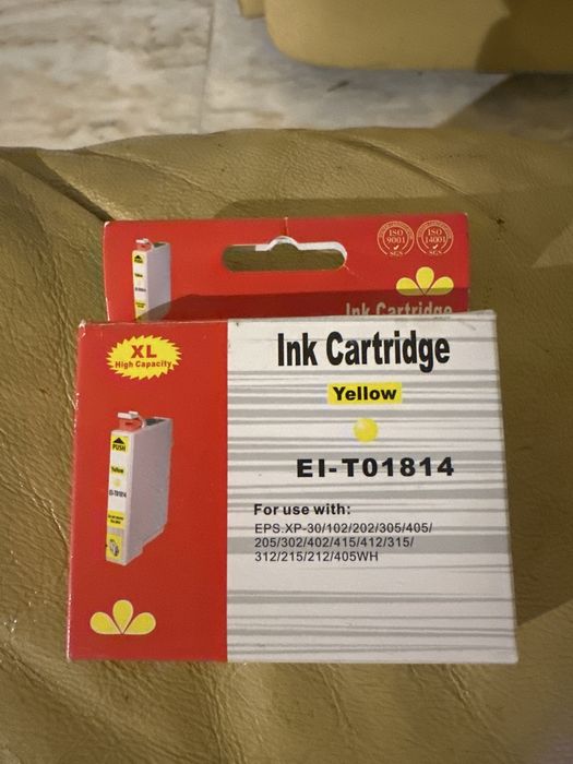 Tinteiro XL amarelo e mangenta para EPSON. Novo e selado