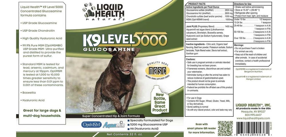 K9 5000 level для собак Liquid Health