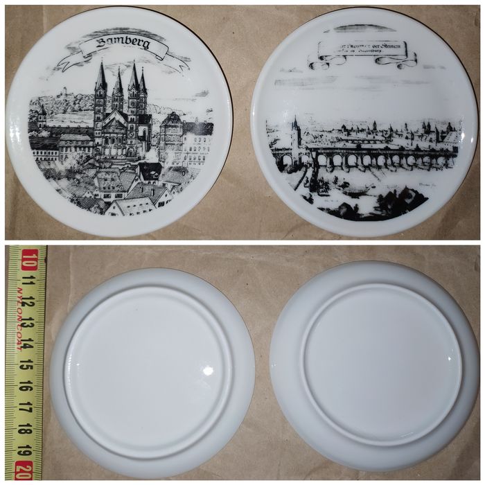 Тарелки, блюдца, D 100 mm. Сохранность. made in Germany