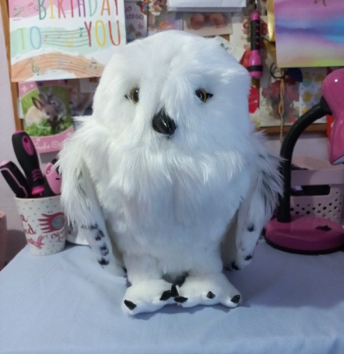 Maskotka sowa Hedwiga (35 cm) - Harry Potter - Noble Collection