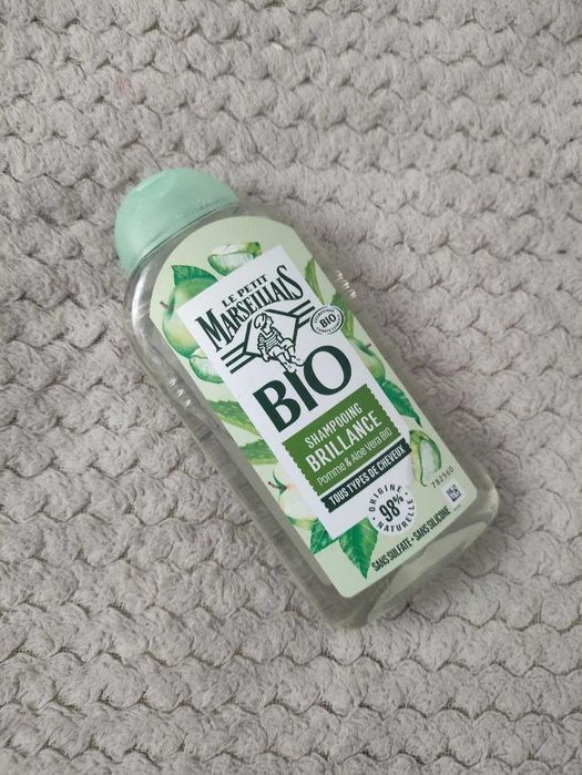 Le Petit Marseillais Bio - Szampon nabłyszczający Jabłko & Aloes 240 ml - NOWY