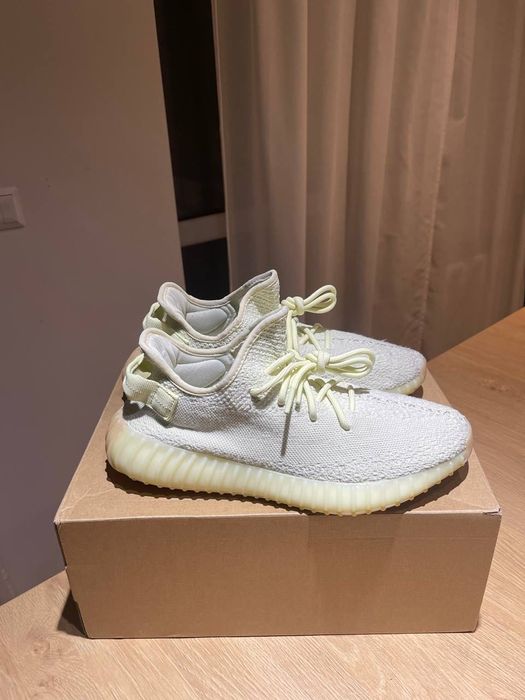 adidas Yeezy boost 350 v2 butter 43 white bone black zebra carbon onyx
