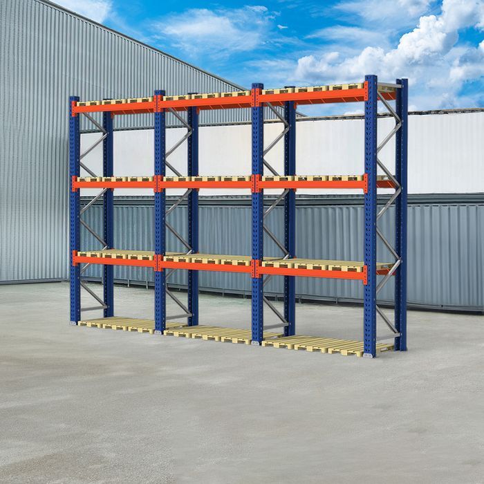 Regał paletowy MGL MAGO HX 400 cm 850 cm 0+3 3000 kg/para trawersów