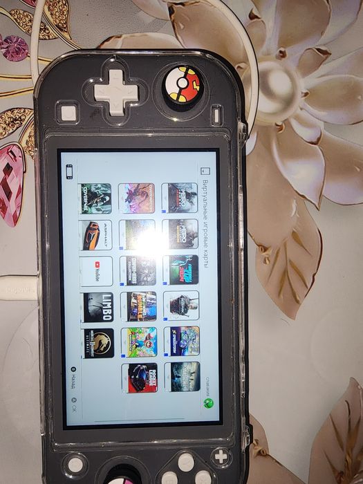 Nintendo switch lite +быстрая карта на 128gb