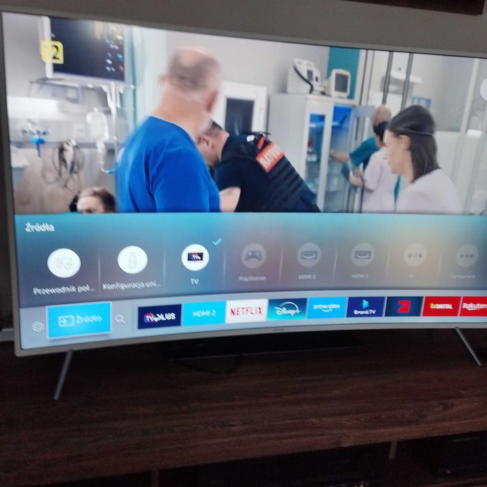 Telewizor Samsung 55 cali SMART zakrzywiony biały