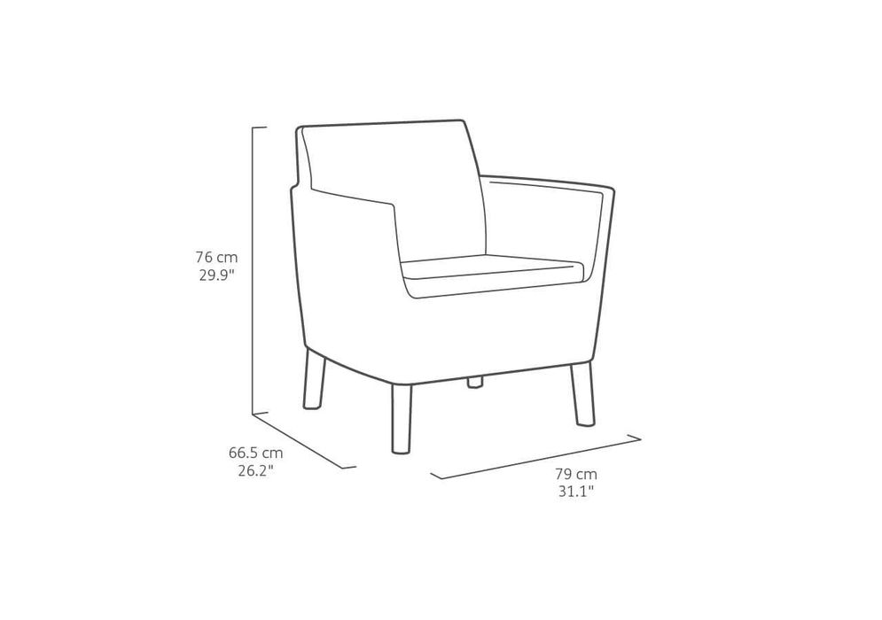Meble ogrodowe SALEMO BOX Komplet mebli na taras 4os/5os balkon KOLORY