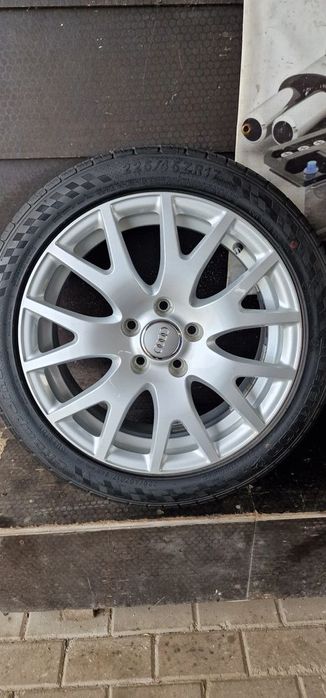 alufelgi +opony letnie 225/45 17 5x112 et56 audi a3 s3 rs3