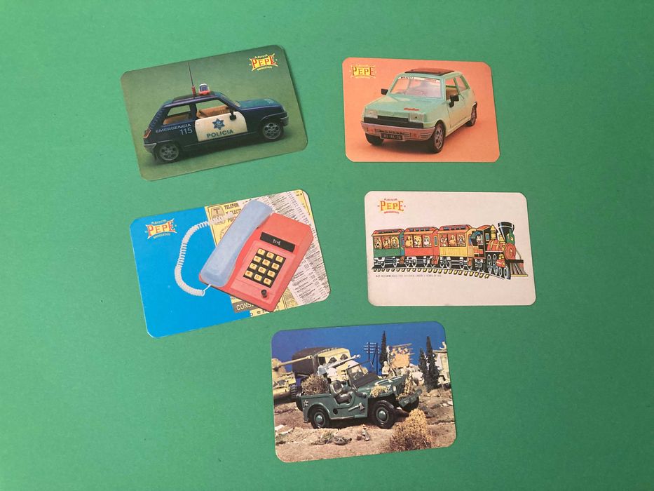 Lote de Calendários marcas de Brinquedos Anos 80 Pepe Osul Majora