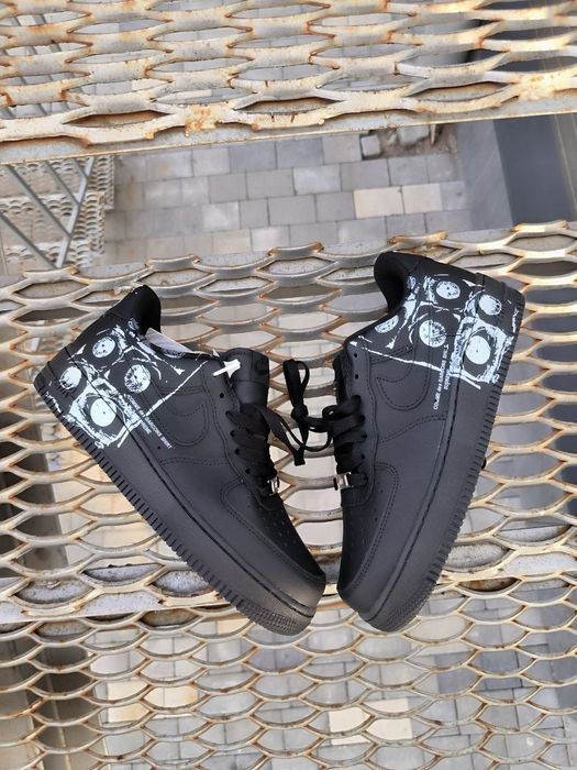 36-45 Nike Air Force 1 Low х Comme des Garçons Supreme Black: 2
