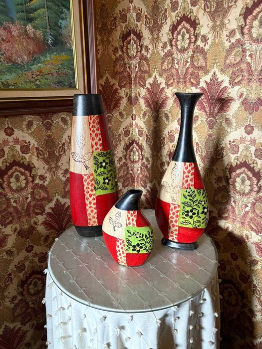 Conjunto 3 Jarras Decorativas