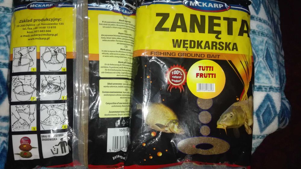 zanęta wędkarska 1kg, 12zł