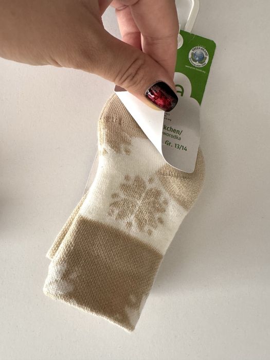 Шкарпетки зимові для немовлят 0-4 міс