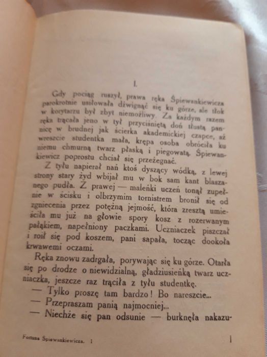 Fortuna Kasjera Śpiewankiewicza -A. Strug -  W-wa1928, pierwodruk cudo
