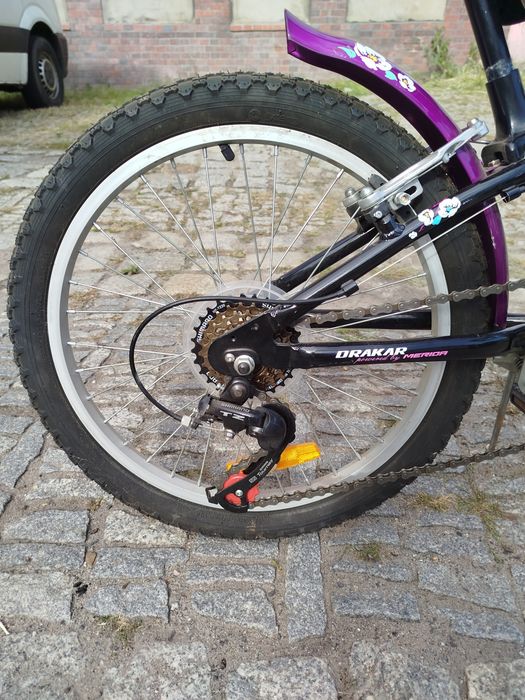 NOWY Rower  Drakar by Merida Lemurooo 20” Shimano 6 biegów + prowadnik,