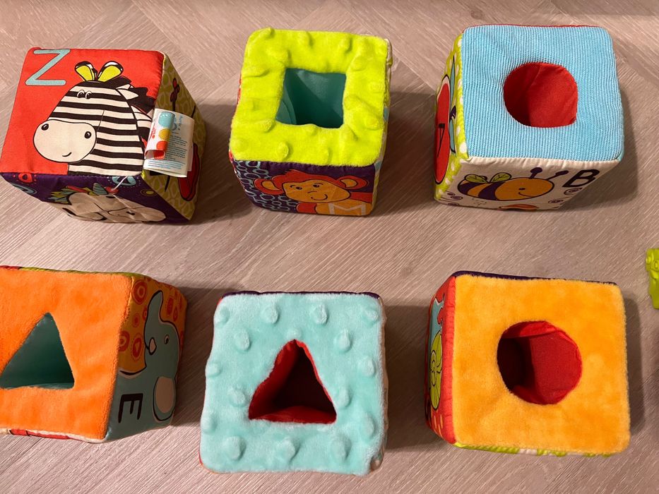 B.Toys klocki materiałowe miekkie z sorterem