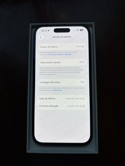 Iphone 15 Preto em otimo estado