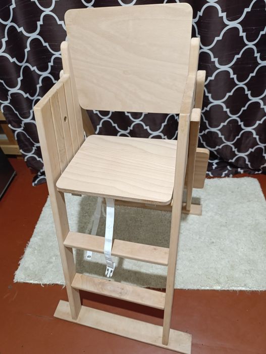 Дитячий стільчик для годування/ дерев'яний