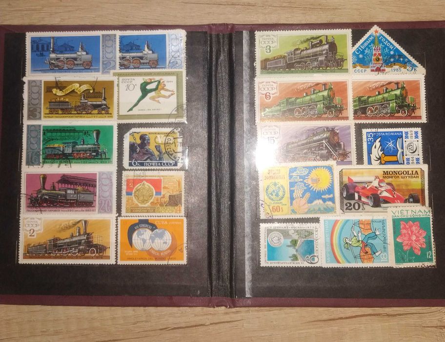 Марки про паровозы