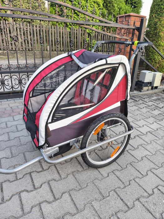 Przyczepka rowerowa, dwuosobowa