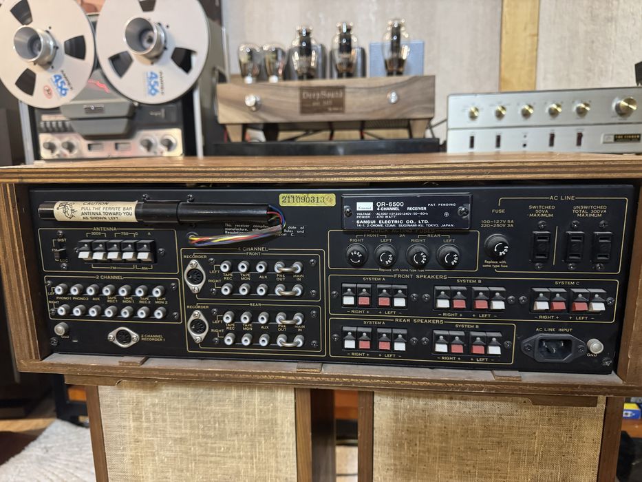 Sansui QR 6500 potężny Monster Amplituner -  kwadro.