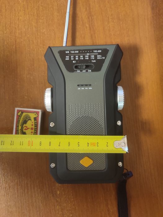 Радіо аварійне ліхтарик, 4000мАч повербанк, динамо-машина