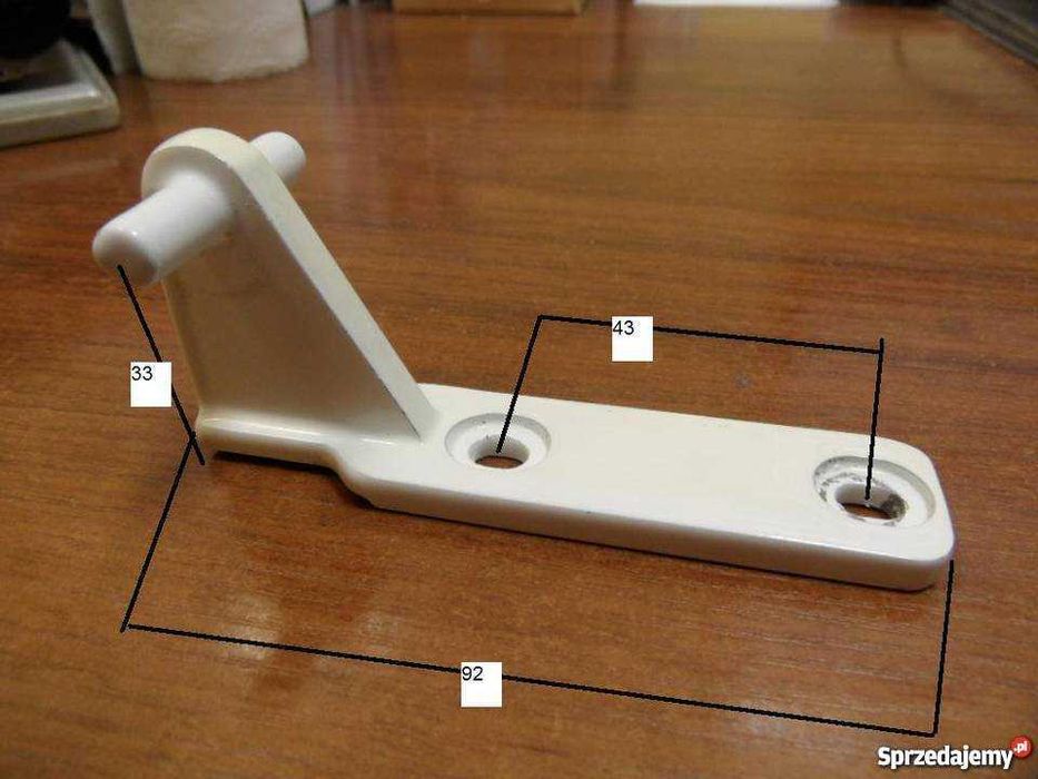 zawias srodkowy lodowki amica