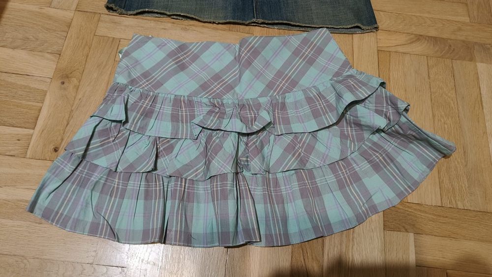 2 spódniczki mini 38