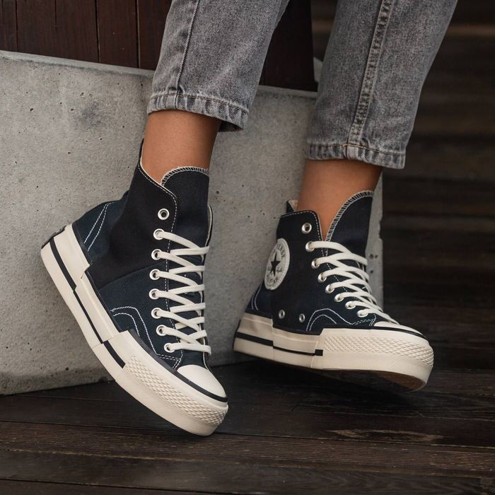 ФЛАГМАН! Converse Chuck Taylor Vintage 70 Plus hi Black\White 37 38 39 40 41 42 43 44 конверс вінтаж
