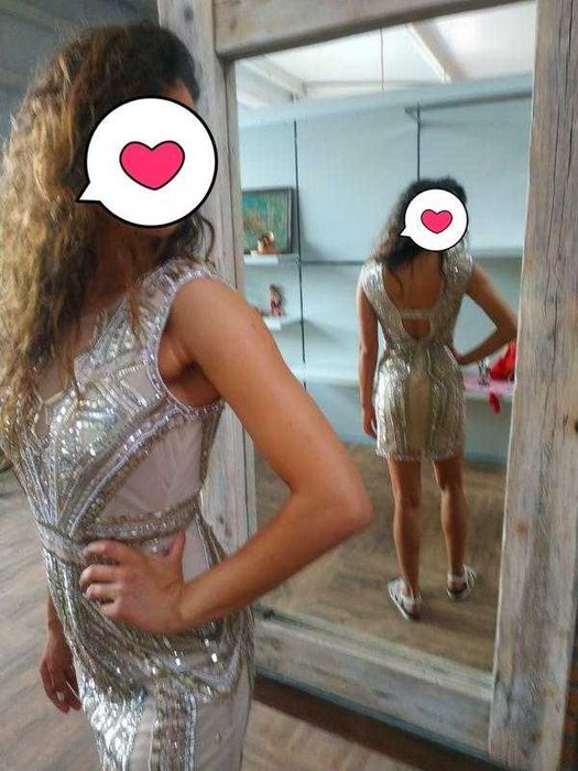 Шикарне плаття в паєтки