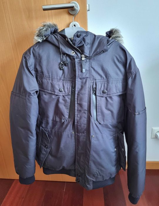 Pull & Bear Dark Grayish Blue Jacket, Size XL