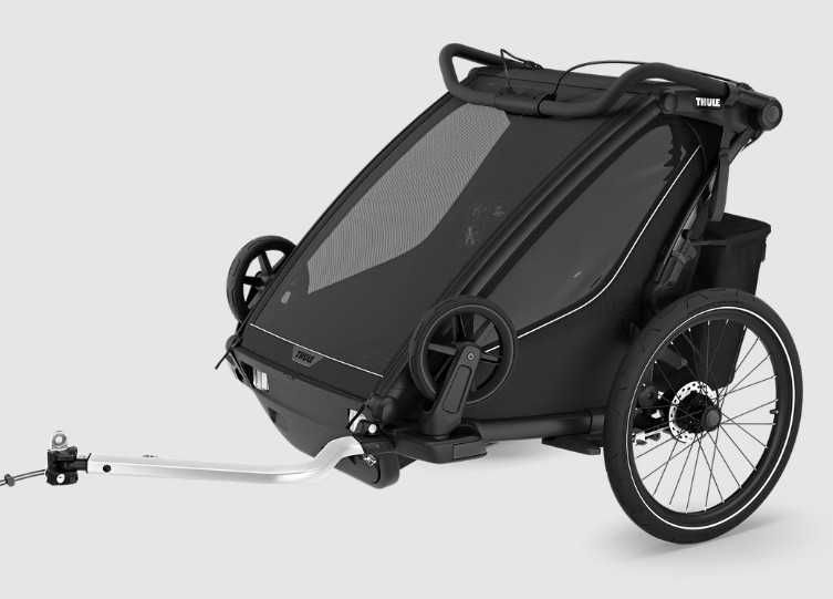 NOWA Przyczepka Thule Chariot Sport 2 Single Black - OKAZJA