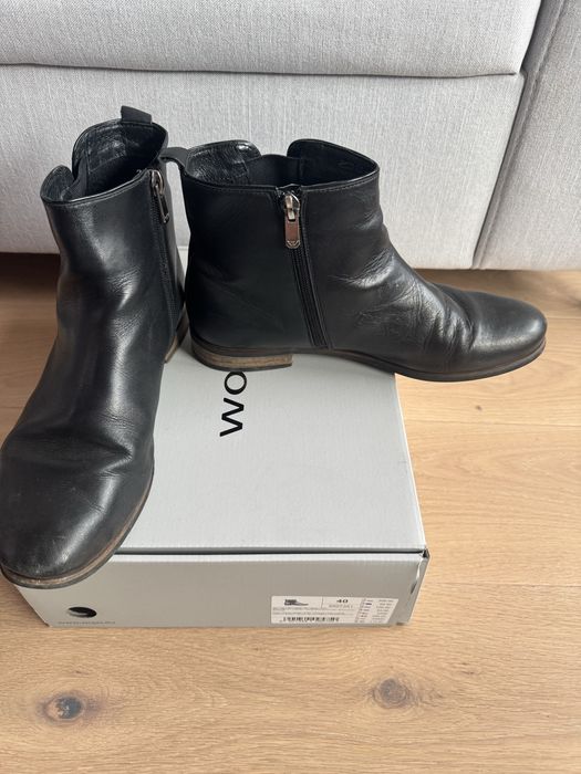 Botki skóżane wojas r 40