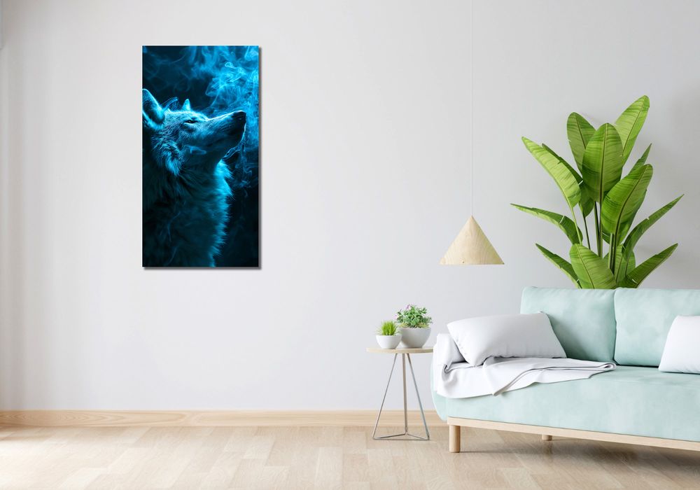 Obraz 50x100cm Oddech Wilka