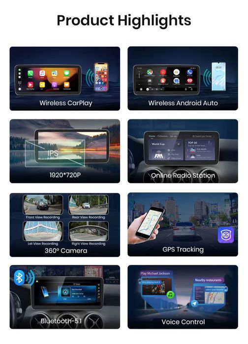 Rádio Android 8/128GB Mercedes CLA A GLA W176 C117 X117 x156 CARPLAY