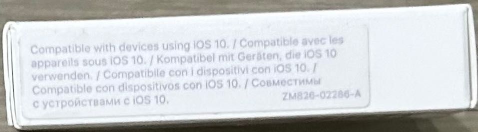 Apple adaptador Lightning para Jack 3.5mm- novo, 3 anos de garantia