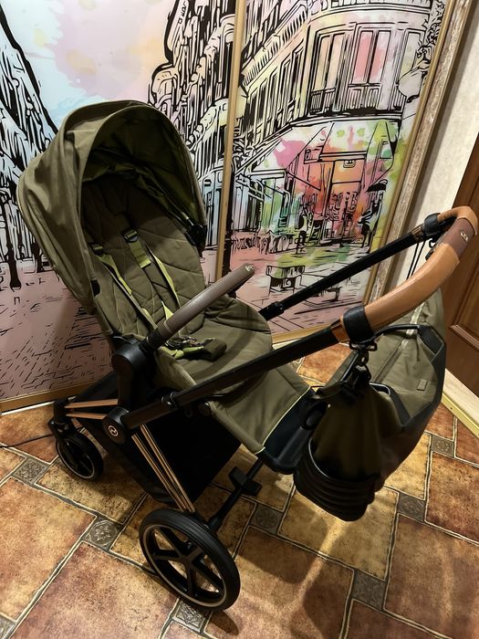 Коляска Cybex Priam 3в1 дитячій візок повний комплект